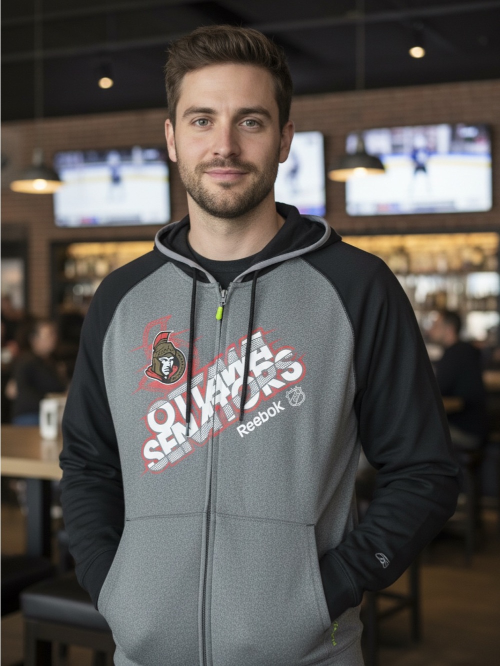 Reebok Ottawa Senators Full-Zip Hoodie